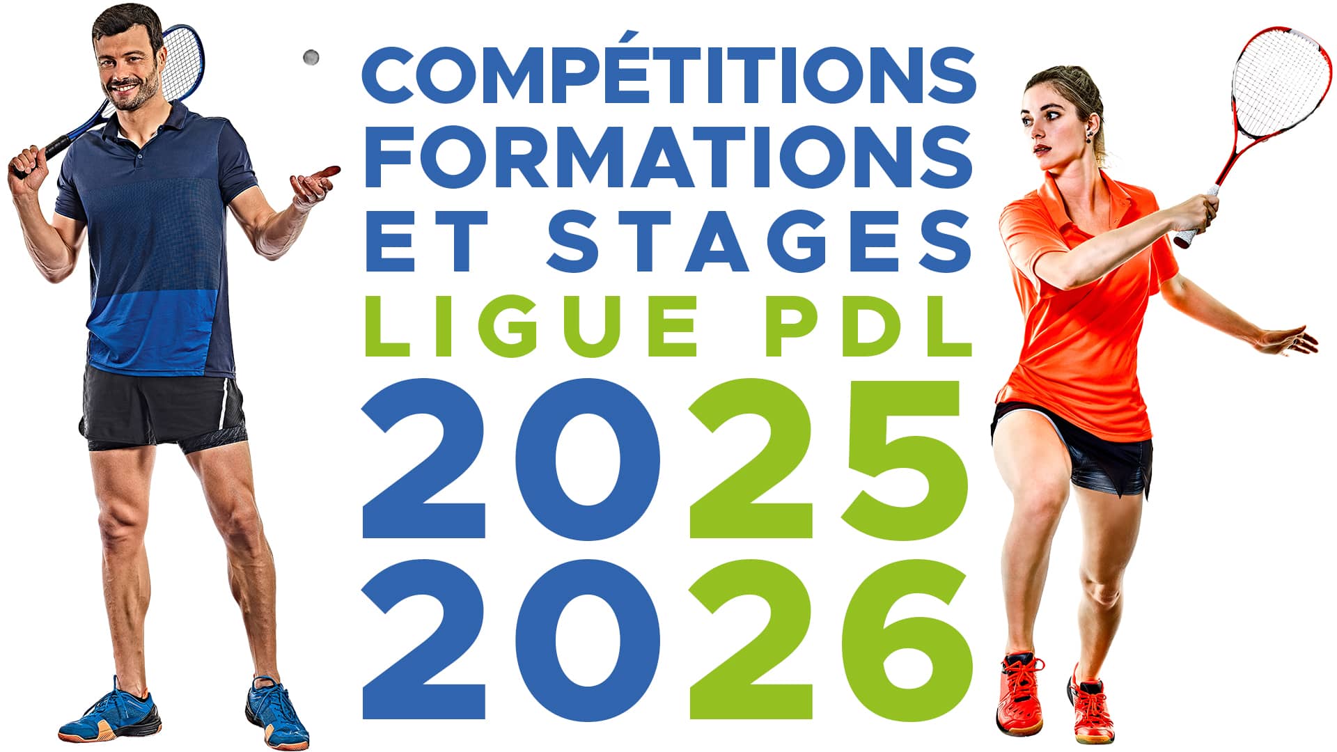 Calendrier squash Pays de la Loire 2025/2026 – compétitions, formations et stages