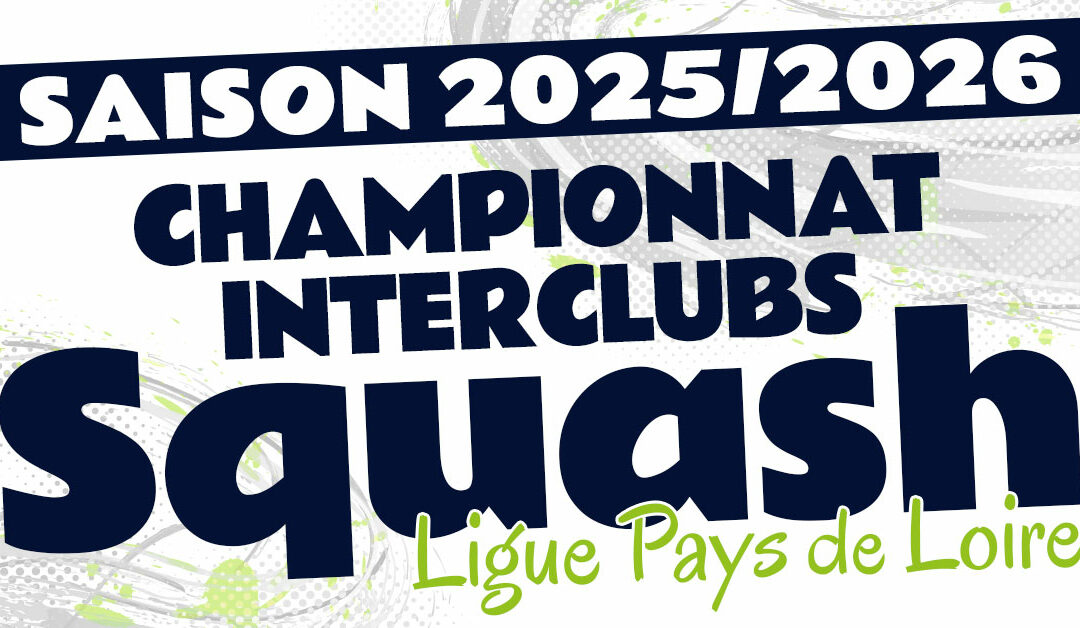 Championnat Interclubs par équipe des Pays de la Loire 2025/2026